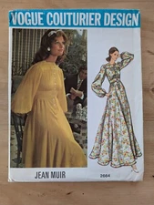 Vogue Couturier Design 2664 Jean Muir Womens Vtg Jumpsuit Pattern Size 10 Uncut