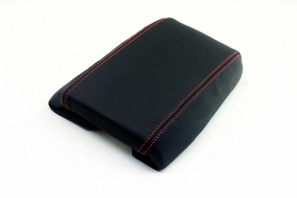 Consola central reposabrazos cuero sintético cubierta para Camaro 97-02 puntada roja Foto 2 de 4