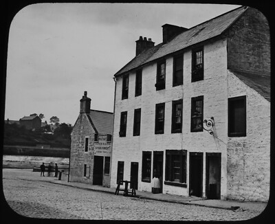 Magische Laterne Dia LIFE OF ROBERT BURNS NO53 BRENNT HAUS DUMFRIES UM 1890 FOTO