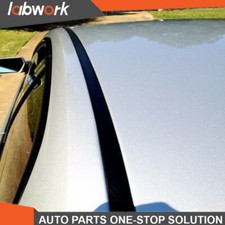 Labwork Black Roof Trim Molding For Toyota Corolla Sedan 2009 2010-2013 2pcs Kit