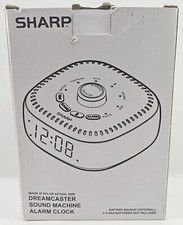 Sound Machine Alarm Clock with Bluetooth Speaker, 6 High Fidelity Sleep Sound...