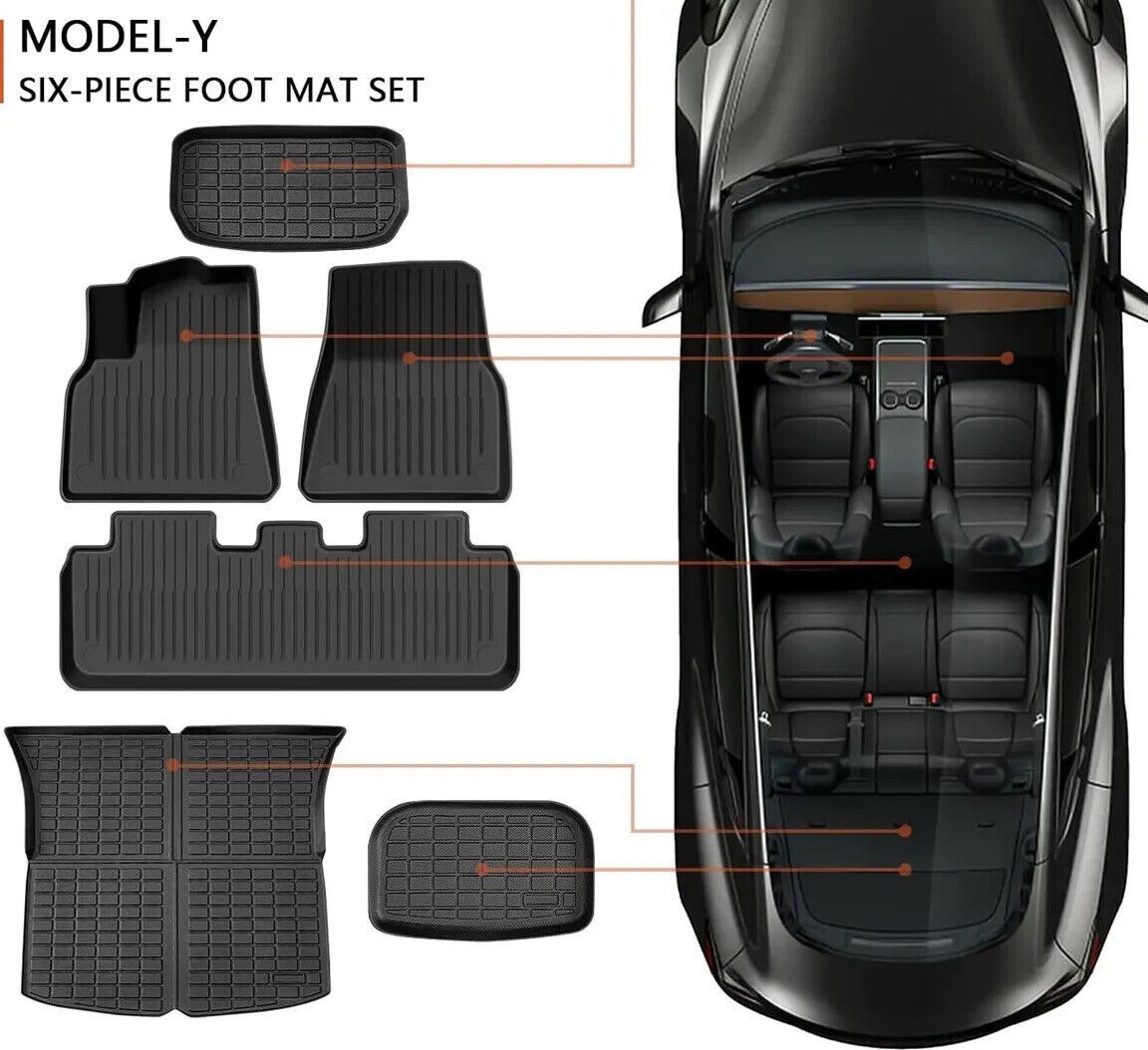 2020-2023 Tesla Model Y 5-Seat Essential Accessories & Upgrades-image