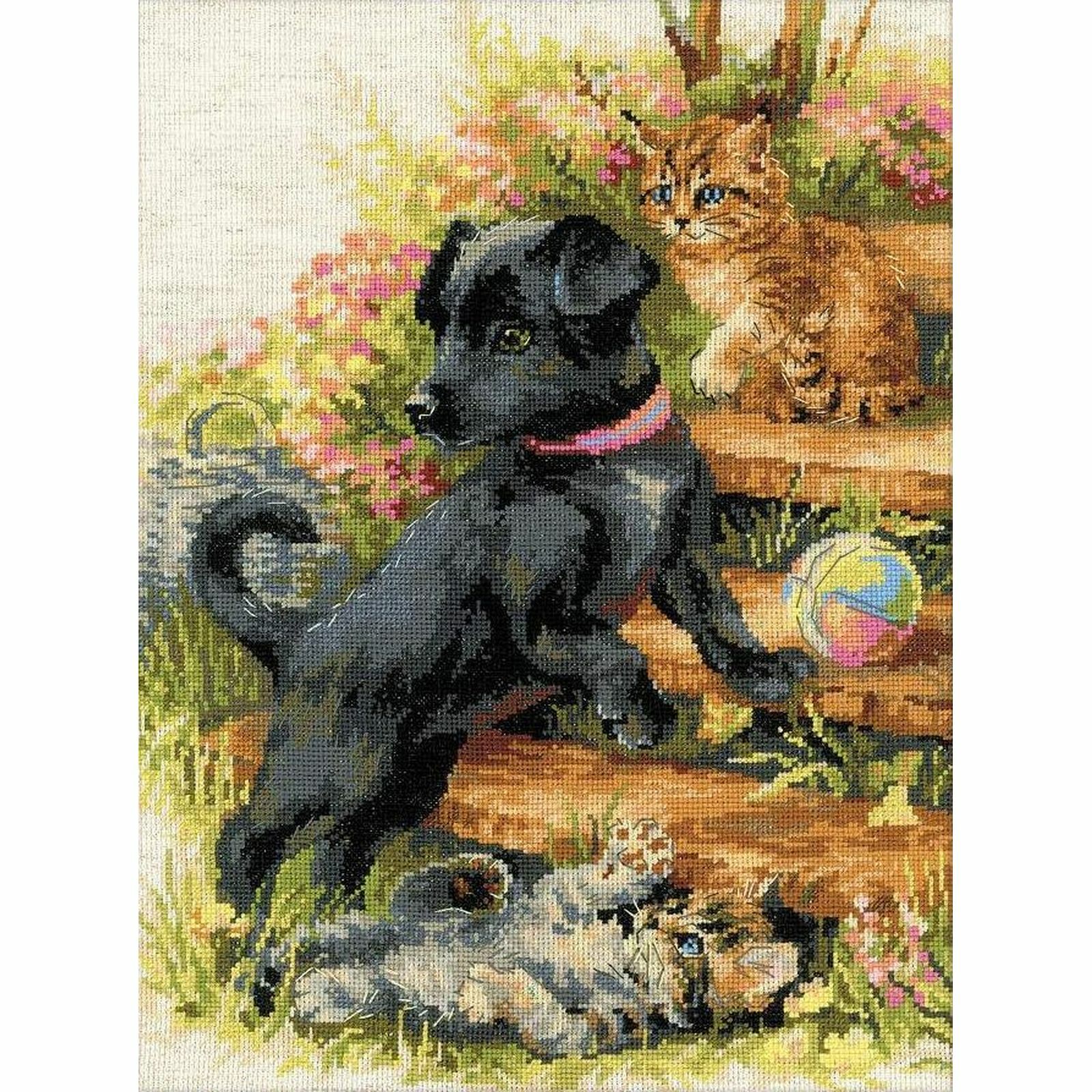 Kit point de croix Les vacances 1437 Riolis broderie 14 ct