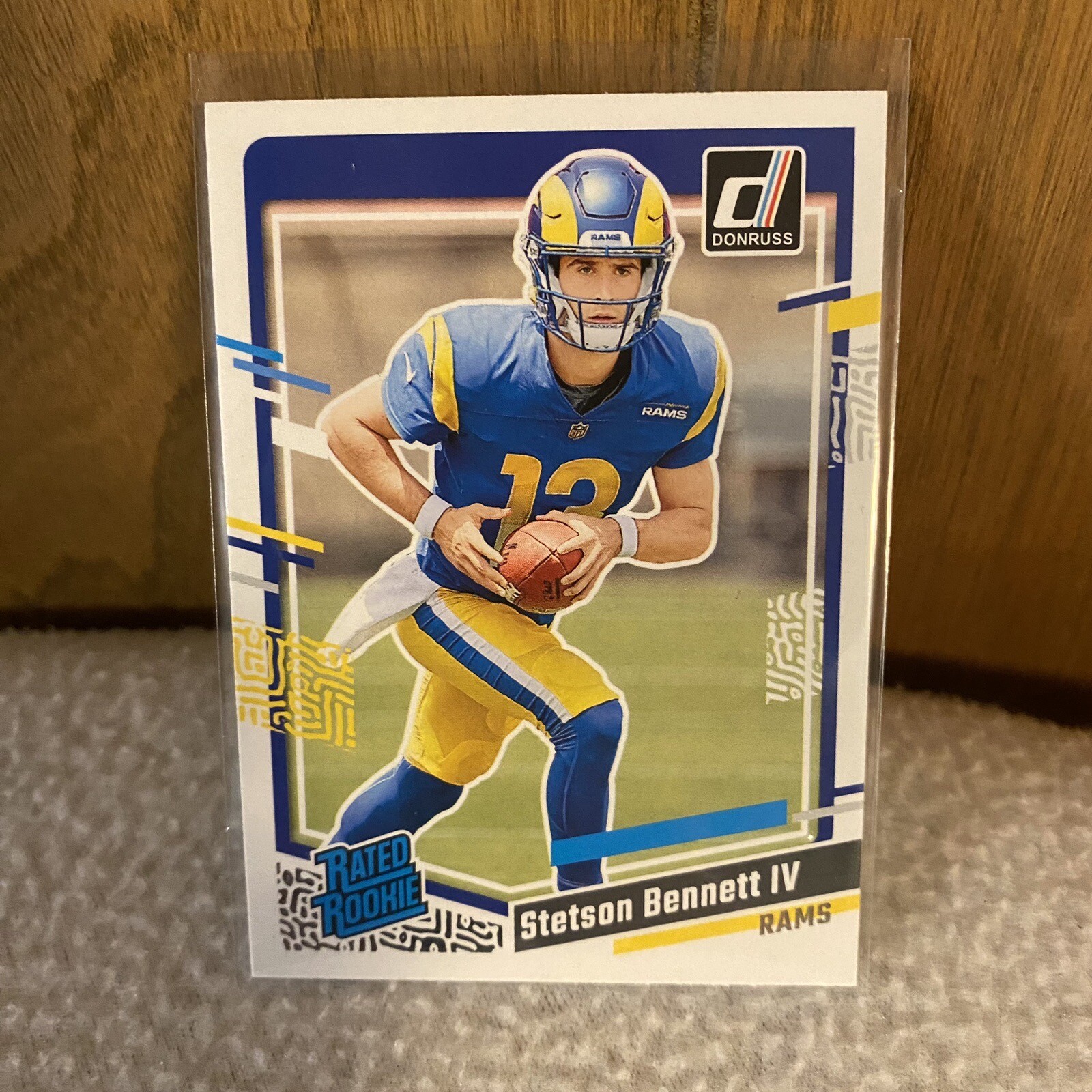 Stetson Bennett IV 2023 Donruss Rated Rookies #358 Los Angeles Rams RC