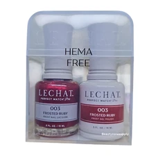 Lechat Perfect match Pro Gel & Lacquer HEMA free Frosted Ruby PROD003