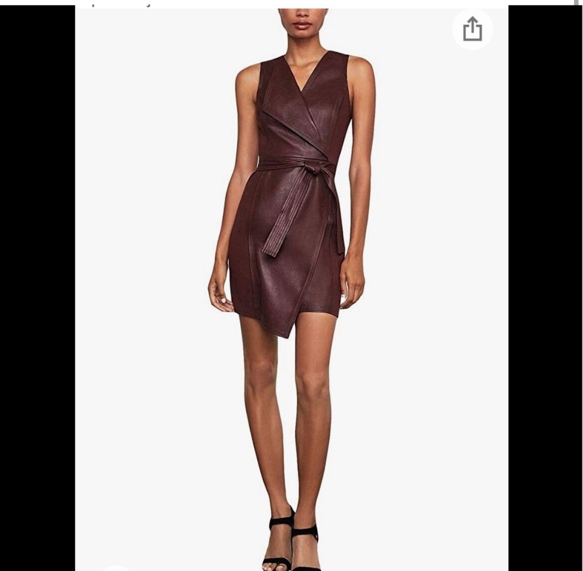 chinese dress ladies Amazon.com: BCBGMAXAZRIA Womens Faux Leather Asymmetrical Wrap Dress Black  XS : Clothing, Shoes & Jewelry main image 1