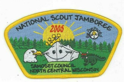 Boy Scout Samoset Council 2005 Jamboree Yellow Border CSP