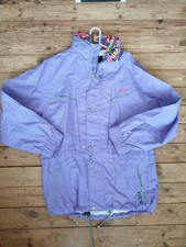 Vintage Womens Asics Purple Coat Size M