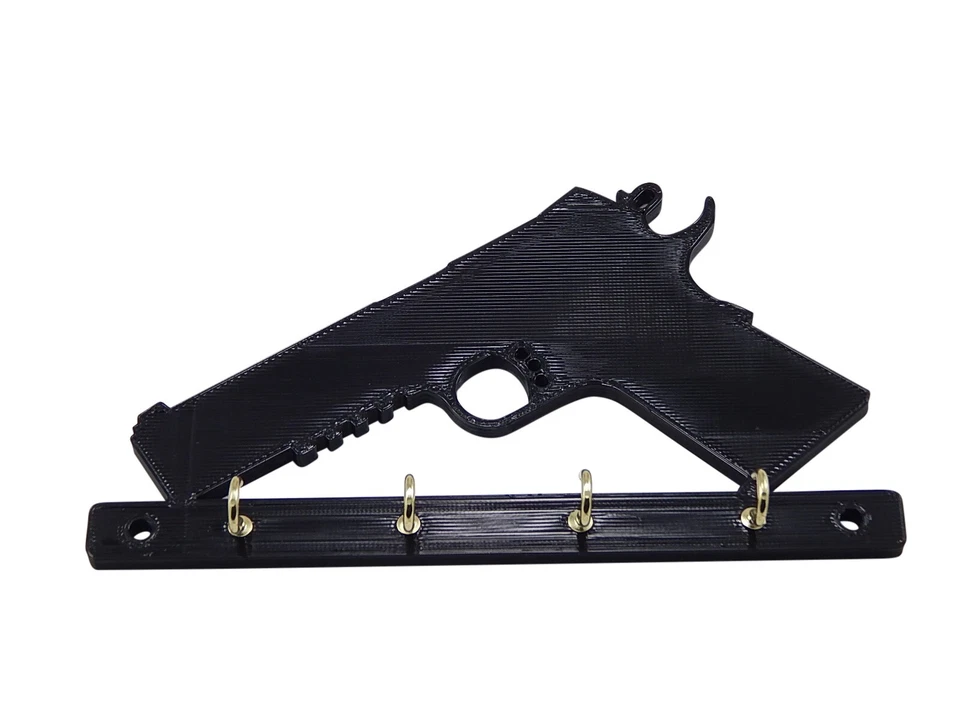 Springfield Armory 1911 45 ACP Pistol Gun Handgun Wall Key Rack Holder Hanger - Image 4 of 4