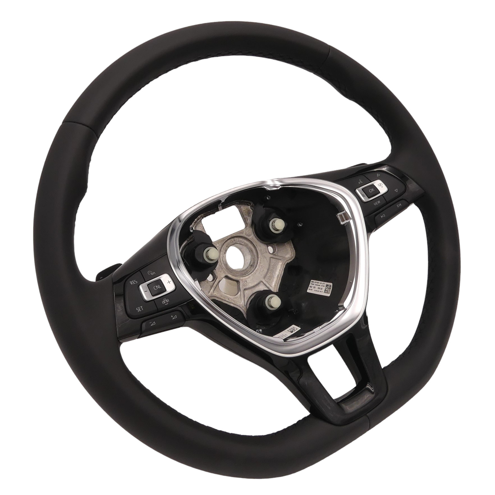 VW Tiguan Mk2 AD1 Allspace BW2 multifunction leather steering wheel DSG black ne