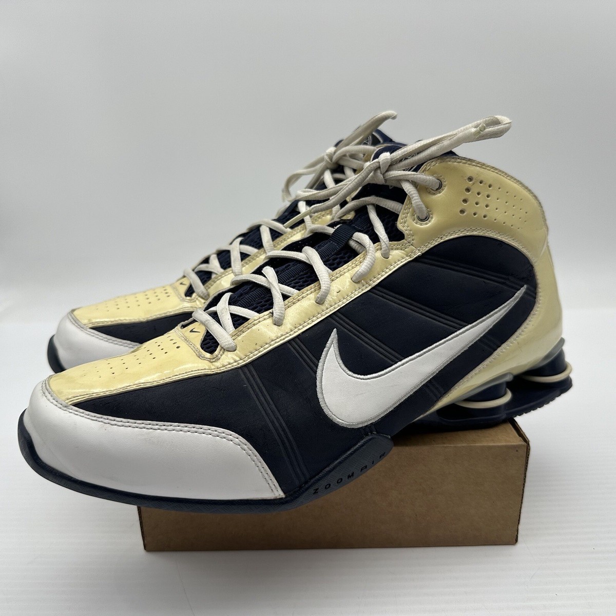 Nike Air Zoom Shox Blue White Beige 367190-115 Sneakers Shoes Men's 13 |  eBay