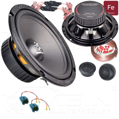 GROUND ZERO LAUTSPRECHER für CITROEN C3 2002-2005 Front Vorn 2-Wege 150W #B0FU