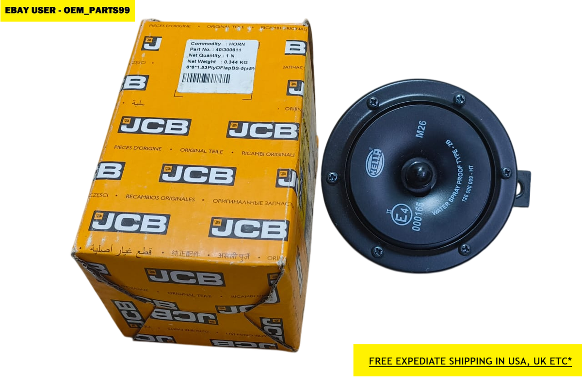 Genuine Original JCB Horn 12V (Part No. 40/300611) | eBay