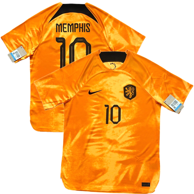 2022/23 Netherlands Home Jersey #10 Memphis Depay Medium Holland