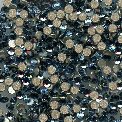 2058 SS5 DB *** 100 STRASS SWAROVSKI FOND PLAT 1,85mm DENIM BLUE F
