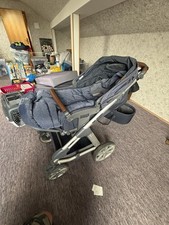 ABC Turbo 4 Kombi-Kinderwagen in Blau inkl. Buggy, Maxi-Cosi-Halterung & Tasche