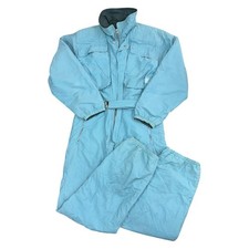 Tuta da sci reversibile Belfe vintage pezzo unico snowboard anni 90 retrò blu uomo media