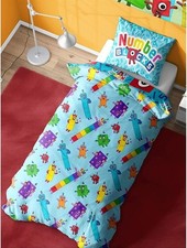 Junior Toddler Duvet Cover Set Numberblocks Polycotton Character Bedding Kids
