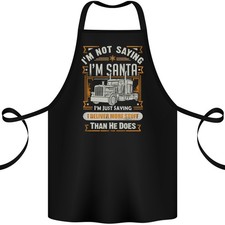 Non Sono Babbo Natale Autista Di Consegna Grembiule Di Natale 100% Biologico