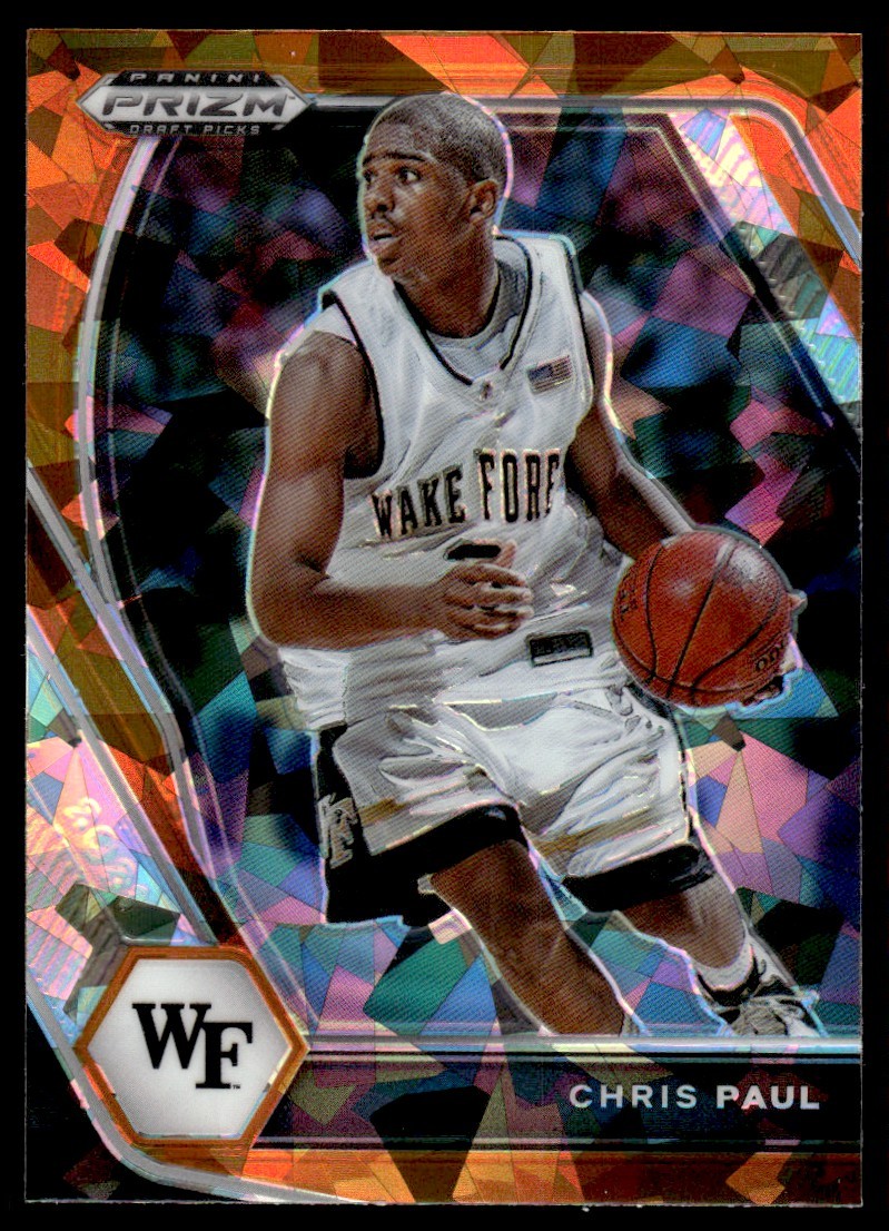 2021-22 Panini Prizm Draft Picks Prizms Orange Ice Chris Paul #68 20436