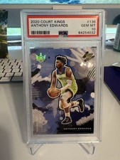 2020-21 Panini Court Kings Anthony Edwards Rookies III RC Timberwolves PSA 10