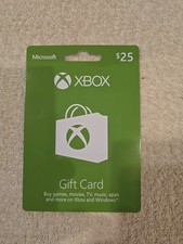 Giftcard Xbox $25,00 mai usata attivata 06 gennaio 2026