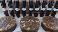 Elegance Of The Heart Oudwood Unisex Body Bar Jabón y Perfume Aceite Set