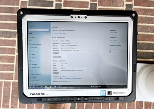 Panasonic Tough-Tablet Cf-33 Touch 2,60 GHz Core i5-7300U 8 GB Ram 256 GB SSD - Foto 3 di 11