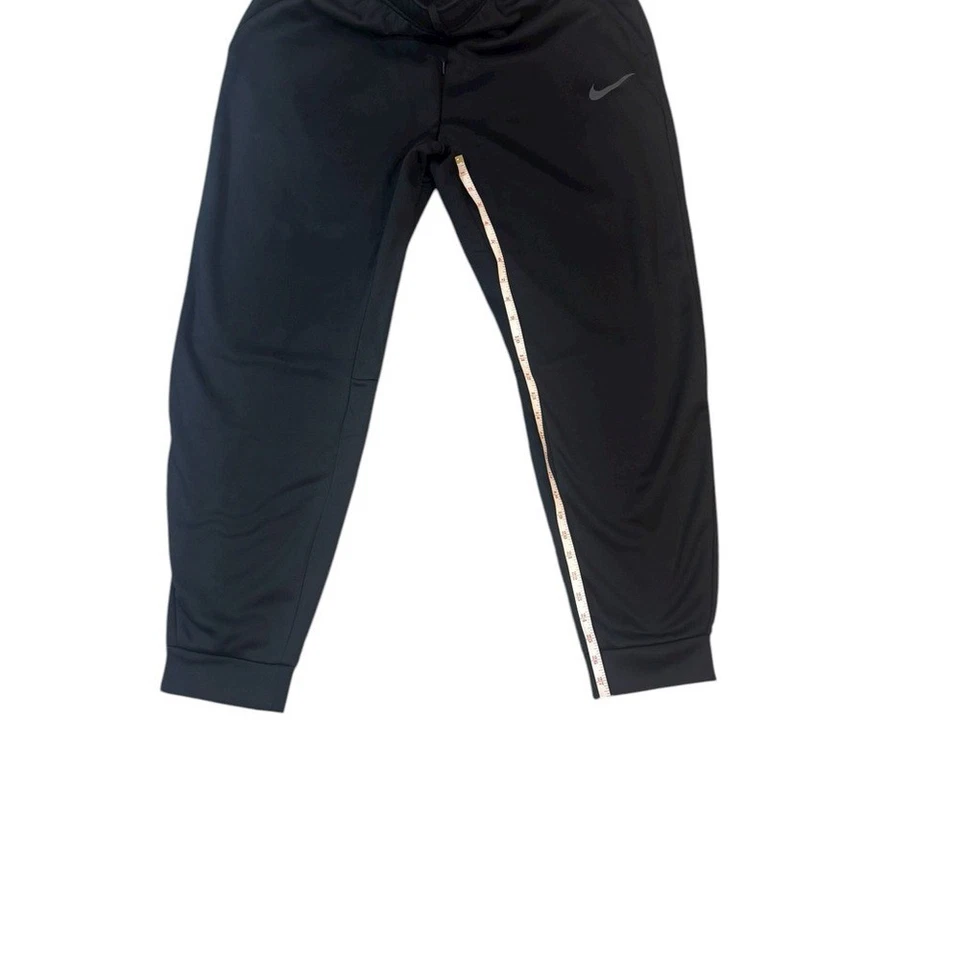 Nike Men's Black Dri-FIT Joggers Size L Tapered Athletic Sweatpants Drawstring - Image 4 of 4