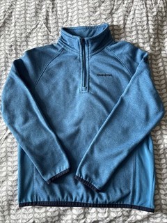 Boys Craghoppers 1/4 Zip Fleece Blue Age 9 10 Years