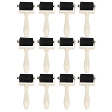 12 Pcs Roller for Printmaking Printing Ink Rubber Inking Manual Tool