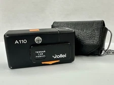 Vintage Rollei A110 Tessar Camera with Original Leather Case