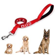 Service Dog Leash, Emotional Support Leash with Neoprene Handle and Reflectiv...