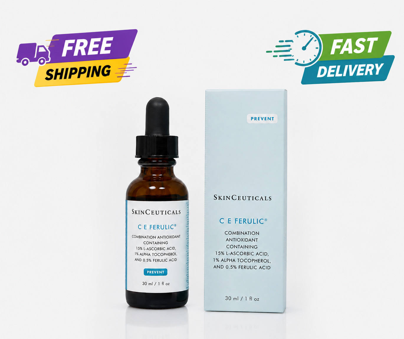 SkinCeuticals C E Ferulic With 15% L-ascorbic Acid Serum - 1 oz EXP 2028 Sealed