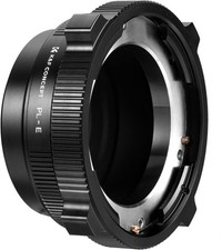 K F CONCEPT PL-E Lens Adapter PL Lens Converter for Sony E/NEX Mount Adapter