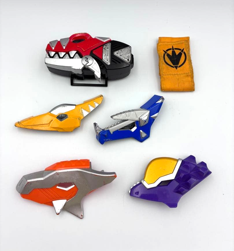 タイガーアイと堀龍のデザブレ Power Rangers Dino Thunder Abaranger DX Dino Brace Morpher Plate
