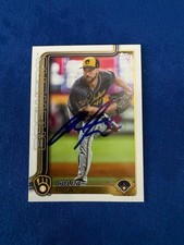 Colin Rea Signed Autographed 2025 Topps Series One 1 Brewers Card #75 Cubs