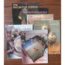 The Decorative Painter Magazine 6 Issues/year 1990 Tole Art Crafting Patterns