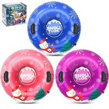 Menmek Snow Tube, 36 3Packs Snowman Snow Tubes for Kids Adults, Durable -NOB