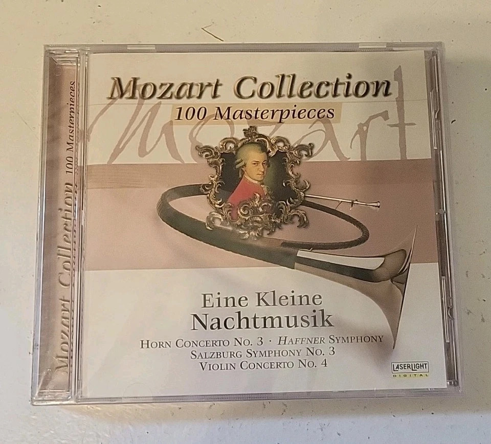 100 Masterpieces Mozart Collection ~ 9 CD Classical Music Boxed set (1 missing)  - Image 4 of 4