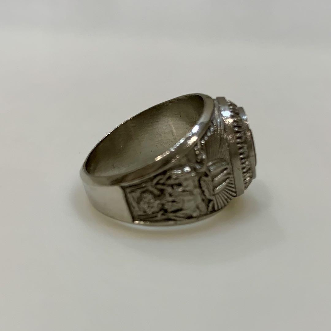 McDonald's Silver Company Employee Ring Vintage 1982 US Size 6 New