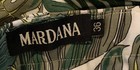 MARDANA  Men's Size 36 Designer Colorful Floral. Slim Fit Leaves Unfinished Hem — photo 2