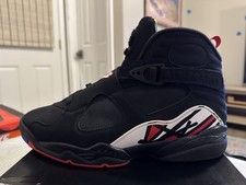 Air Jordan 8 VIII Retro 2023 PLAYOFF Black True Red White 305381 062 sz 12 93
