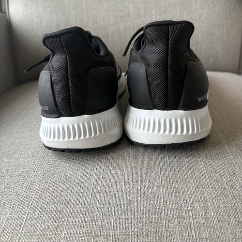 Adidas Para Hombre Solar Blaze Blanco y Negro Zapatos para Correr Usados en Excelente Condición - Talla 10 - Imagen 4 de 9