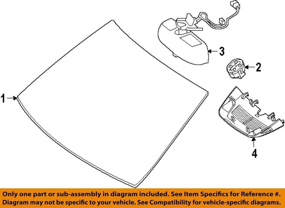 Espelho retrovisor interno central dianteiro usado serve: 2017 Mercedes-benz Mercedes gl - Imagem 3 de 4