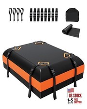 Rooftop Cargo Carrier – Car Roof Cargo Bag for Vehicles Without 15 Cubic Feet