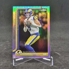 2025 Topps Chrome Matthew Stafford #169 Refractor MVP Buyback 