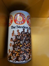 Beer Can Pull Tab IRON CITY BEER Pittsburgh Steelers 1976 Super Bowl Champions