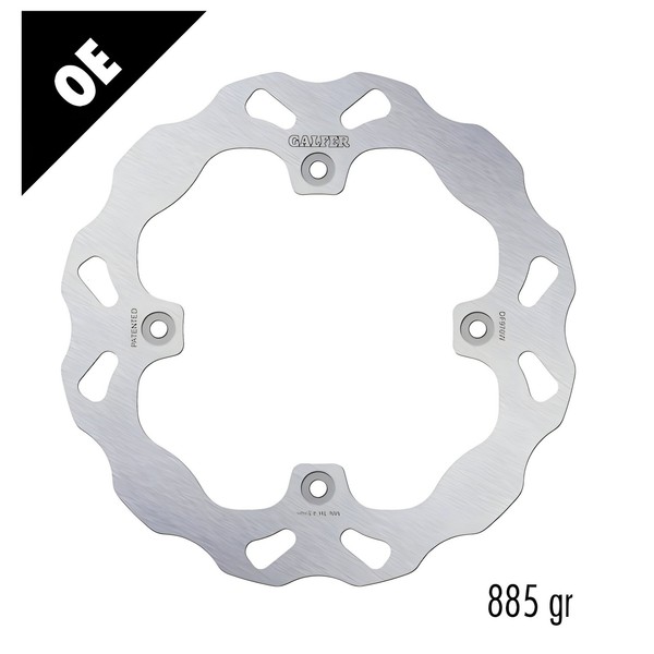 Bremsscheibe Galfer DF970W Wave® Starr Vorne 262X5Mm FüR Bombardier-image