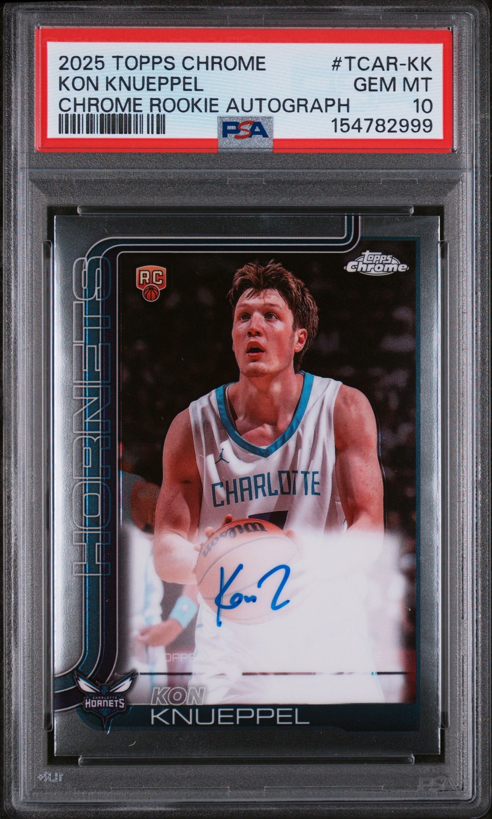 2025 TOPPS CHROME CHROME ROOKIE AUTO #TCAR-KK KON KNUEPPEL PSA 10